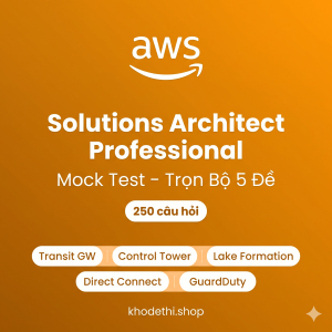 AWS Solutions Architect Professional (SAP-C02) – Bộ 5 Đề Thi Thử Chuẩn Đề Thật | 250 Câu Hỏi + Giải Thích Chi Tiết